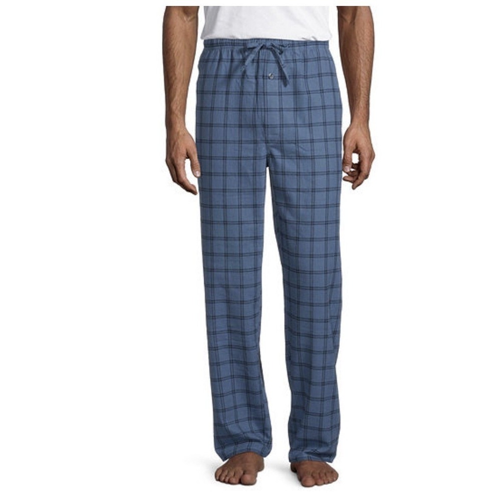 NWT St. John's Bay MEN Sleep Wear Flannel Plaid Pajama Lounge Sleep Pants XXL‎